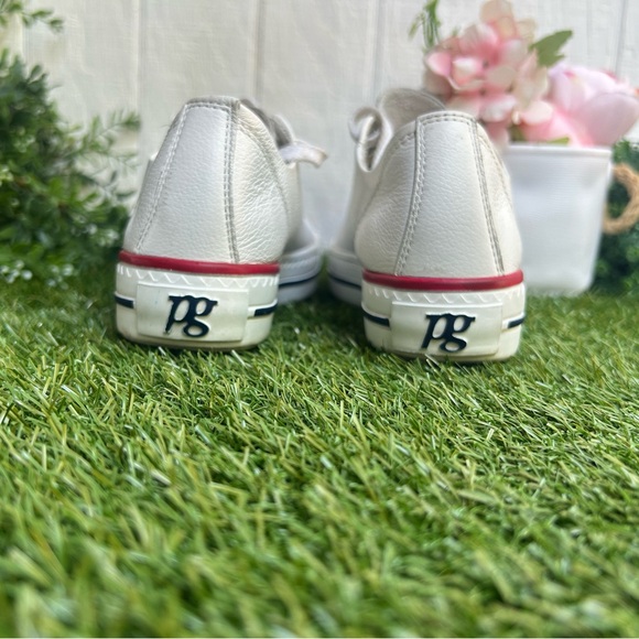 PAUL GREEN Carly White Leather low top sneakers size UK 3US 5.5 gently used